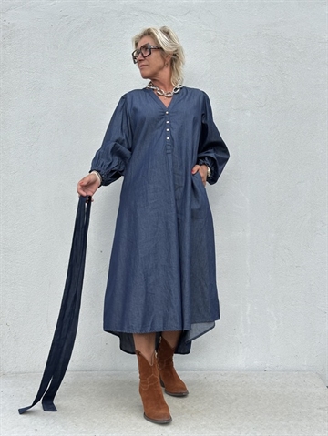 GASPAR Tunø LS Denim Dress 2507724 Kjole 